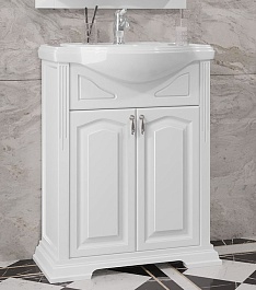 Opadiris Тумба под раковину Риспекто 65 белая – фотография-1