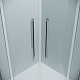 Grossman  Душевой уголок Cosmo 80x80x195 четверть круга профиль хром стекло прозрачное – картинка-20