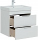 Aquanet Мебель для ванной Ирис New 60 2 ящика подвесная белая глянцевая – картинка-28