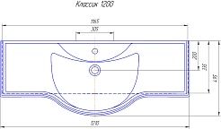 Водолей Тумба с раковиной Дубэлла 120 орех – фотография-10