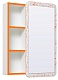 Runo Мебель для ванной Капри 55 оранжевая – картинка-11
