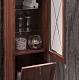 Opadiris Шкаф-пенал для ванной Борджи 45 R  с корзиной, светлый орех – фотография-10