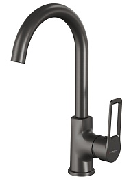 Tokito Смеситель для кухни KOBE вороненая сталь TOK-KOB-1013 – фотография-1