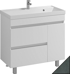 Водолей Мебель для ванной Best 90 серый камень – фотография-3