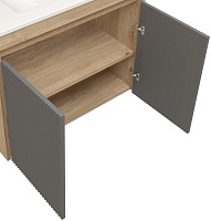 Teymi Фасад для тумбы Netta 75 Волна графит