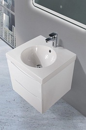 BelBagno Тумба с раковиной FLY 500 Bianco Lucido – фотография-2