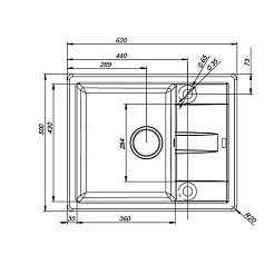 Iddis Мойка гранитная Vane G V09S621i87 сафари – фотография-2