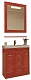 Misty Зеркало для ванной Fresko 75 красное краколет – фотография-4