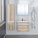 СанТа Мебель для ванной Уран 70 подвесная дуб австрийский – фотография-15