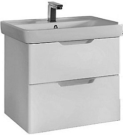 Dreja Тумба с раковиной Q 70 подвесная – фотография-1