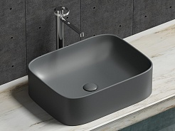 Ceramicanova Мебельная раковина Element 50 CN6052MDH тёмный антрацит матовый – фотография-7