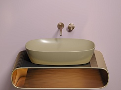 Ceramicanova Мебельная раковина Element 60 CN6049MC капучино матовый – фотография-5