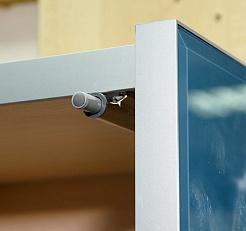 Misty Пенал для ванной Джулия 40 R синий – фотография-8