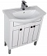 Aquanet Мебель для ванной "Честер 75" белый/серебро – фотография-9