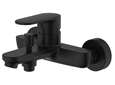 Aquatek Смеситель для ванны с душем Ника AQ1840MB черный матовый