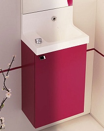 Jacob Delafon Тумба с раковиной "Pop Laminar 40" L красная – фотография-1