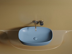 Ceramicanova Мебельная раковина Element 60 CN6049ML голубой матовый – фотография-6