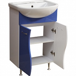 Stella Polare Мебель для ванной Колор-1 55 синяя – фотография-9