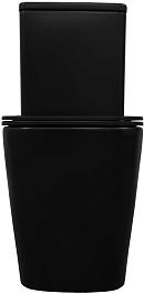 Azario Унитаз-компакт Black King AZ-8303D безободковый с бачком с сиденьем микролифт черный матовый – фотография-5