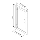 Excellent Распашная дверь в нишу 600 100 см – картинка-6