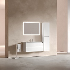 Sancos Мебель для ванной Libra 100 белый глянец – фотография-2