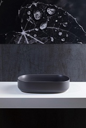 Allen Brau Мебельная накладная раковина Fantasy 55 4.11022.AN антрацит – фотография-4