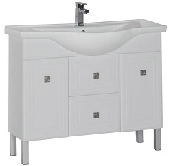 Aquanet Тумба под раковину Стайл 105 ящики – фотография-1