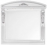Водолей Зеркало "Версаль 95" белое/серебро