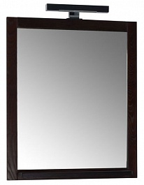 ASB-Woodline Зеркало для ванной Римини 60 бук тироль, массив ясеня – фотография-1