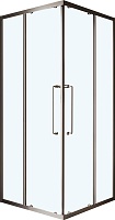 Cezares Душевой уголок Relax 304 RELAX-304-A-2-100-C-GM 100x100 профиль оружейная сталь стекло прозрачное