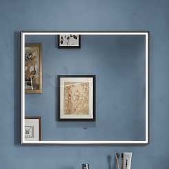 Equil Зеркало Mirage 80 серый муар – фотография-5