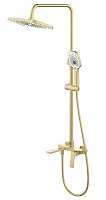 Azario Душевая стойка Conda AZ-K2411MG золото матовое