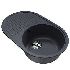 Mixline Мойка кухонная ML-GM16 антрацит – фотография-2