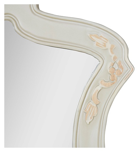 Demax Зеркало для ванной "Флоренция" перламутр – фотография-6