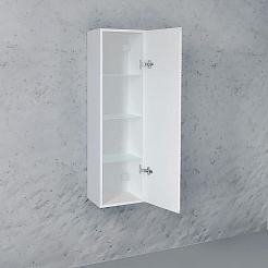 Jorno Шкаф пенал Stone 120 подвесной белый Stn.04.120/P/W/JR – фотография-3