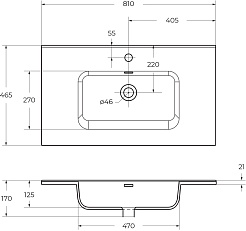 BelBagno Тумба с раковиной Etna 80 подвесная голубая матовая – фотография-13