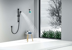 Aquatek Смеситель для ванны Ника AQ1833MB матовый черный – фотография-7