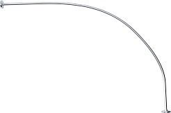 1Marka Карниз для ванны Diana 170x105 – фотография-1