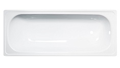 ВИЗ Стальная ванна Antika 120/70 с опорной подставкой белая орхидея с рантом