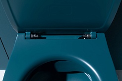 Allen Brau Унитаз подвесной Fantasy 4.11004.PT петроль с крышкой 4.11005.PT – фотография-7