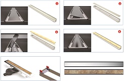 BERGES Wasserhaus Душевой лоток B1 Keramik 900 091120 хром глянец – фотография-6