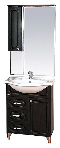 Misty Мебель для ванной Александра 65 L венге – фото-1