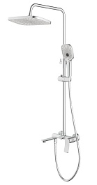 Azario Душевая стойка Escaro AZ-K2374BN сатин – фотография-1