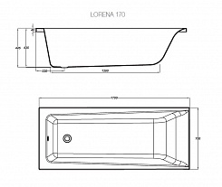 Cersanit Акриловая ванна Lorena 170 – фотография-2