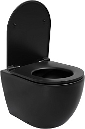 Allen Brau Чаша приставного унитаза Fantasy 4.32004.31 чёрный матовый – фотография-2