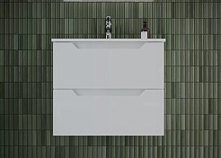 Sancos Тумба с раковиной Norma 2.0 60 белый глянец раковина Element 61 CN7001 – фотография-2