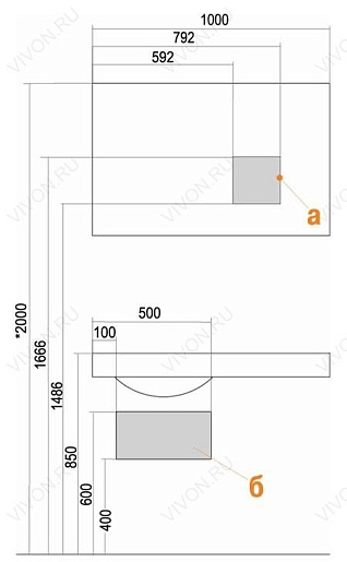 Акватон Комплект для ванной "Отель 100" R – фотография-2