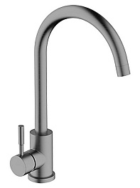 Frap Смеситель для кухни H899 F40899-9 оружейная сталь – фотография-1