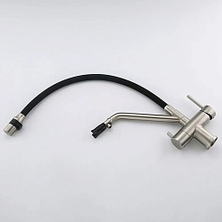 Gappo Смеситель для кухни G4398-85 сатин/черный – фотография-2