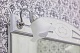 Sanflor Мебель для ванной Адель 82 R белая, патина серебро – фотография-13